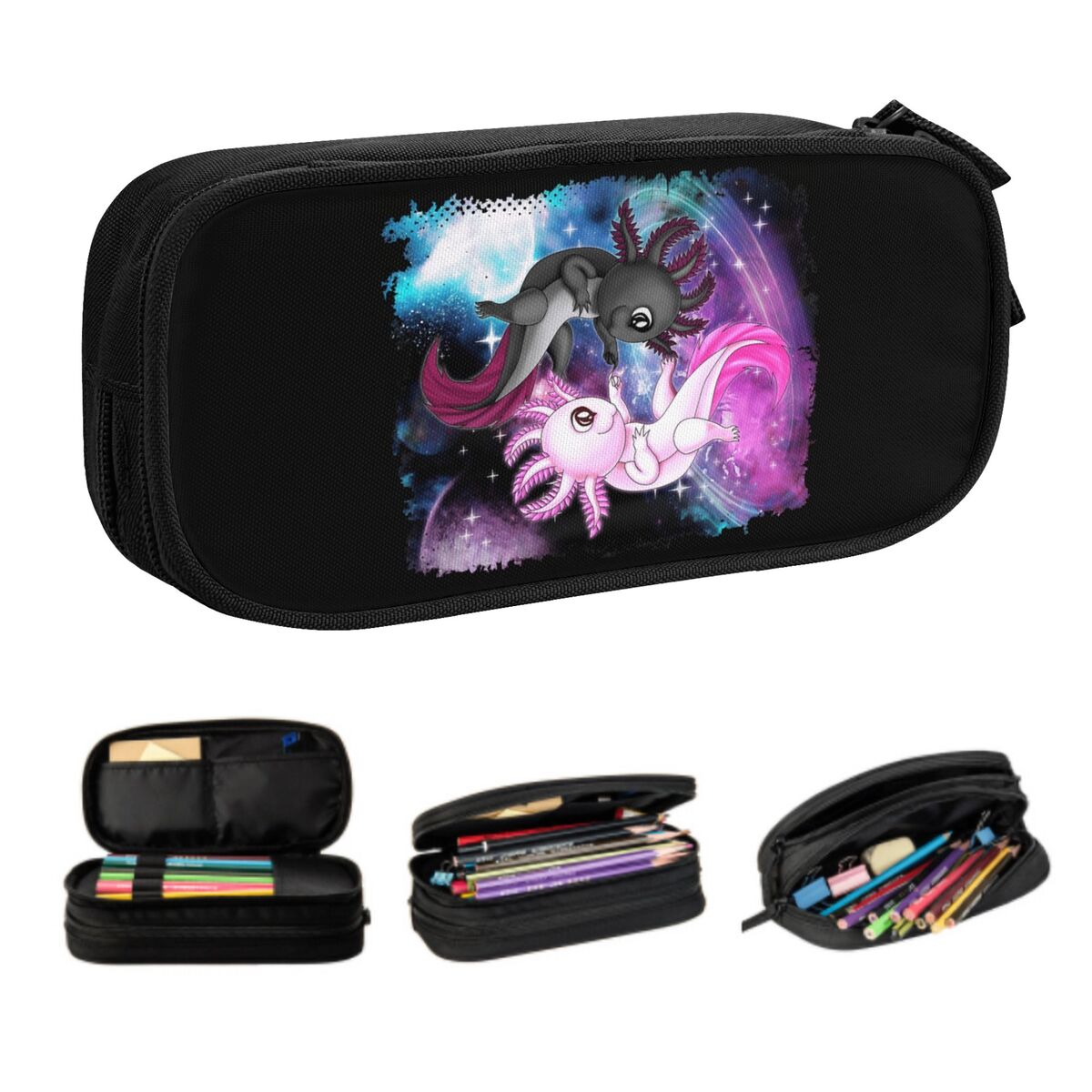 Pet X Supplies & Tack - Personalizado bonito axolotl yin yang animais