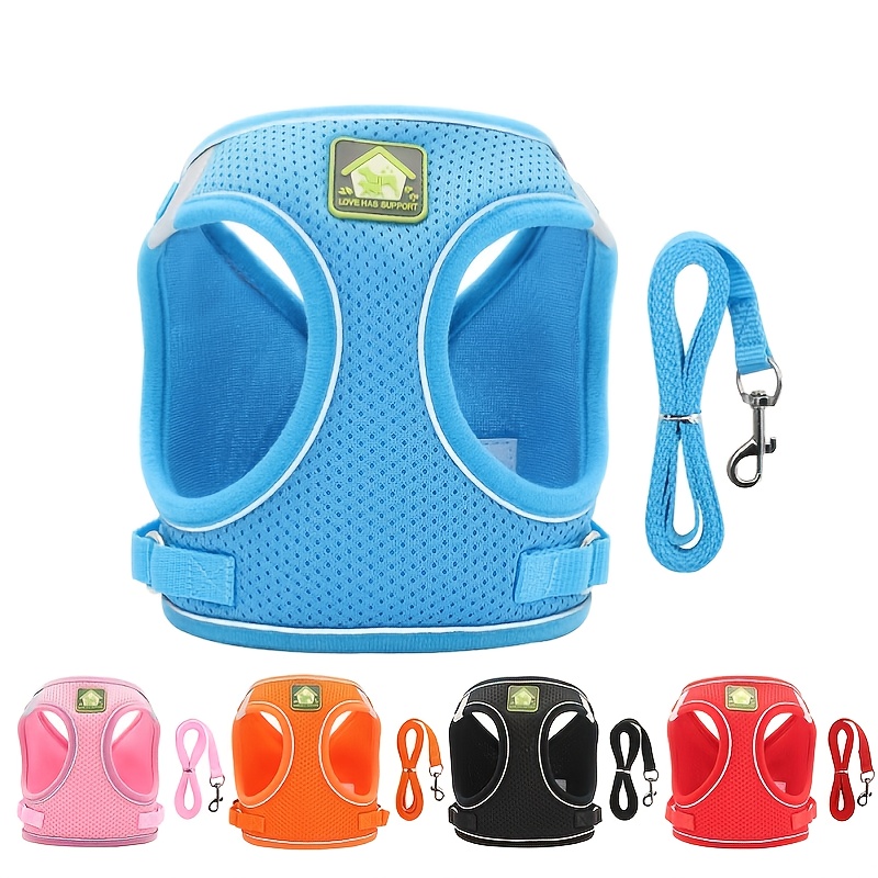 No Pull Dog Harness - Conjunto de arnês e coleira para