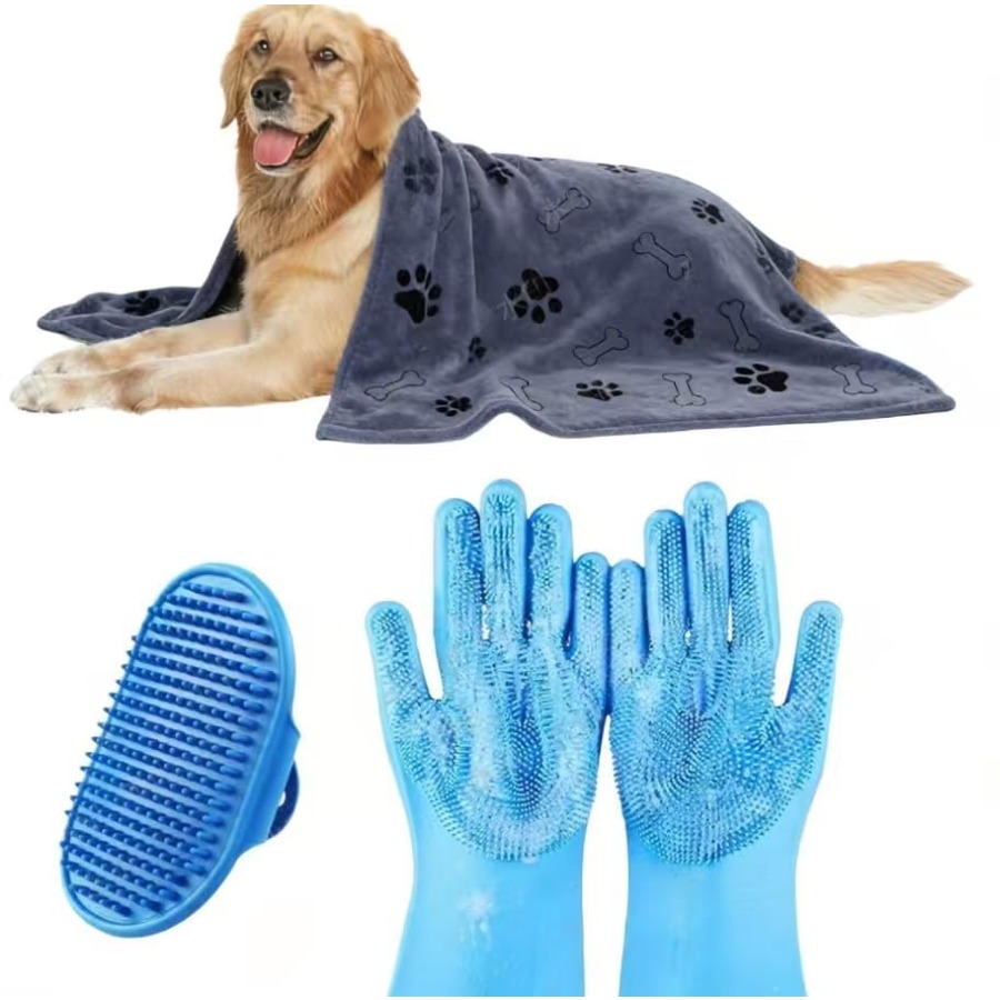 Pet X Supplies & Tack - Kit 3 Peças para Banho de