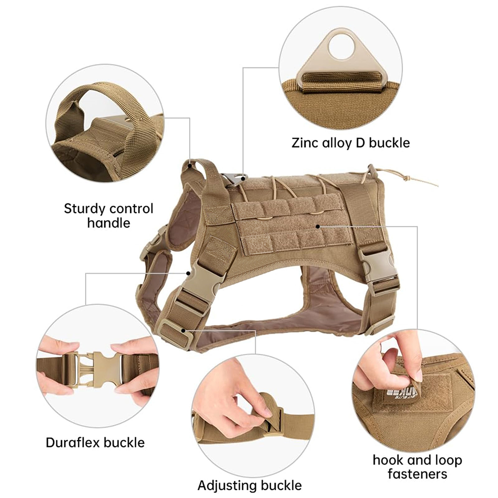 Arnês tático para cães, arnês  - No Pull Dog Harness avaliação e preço