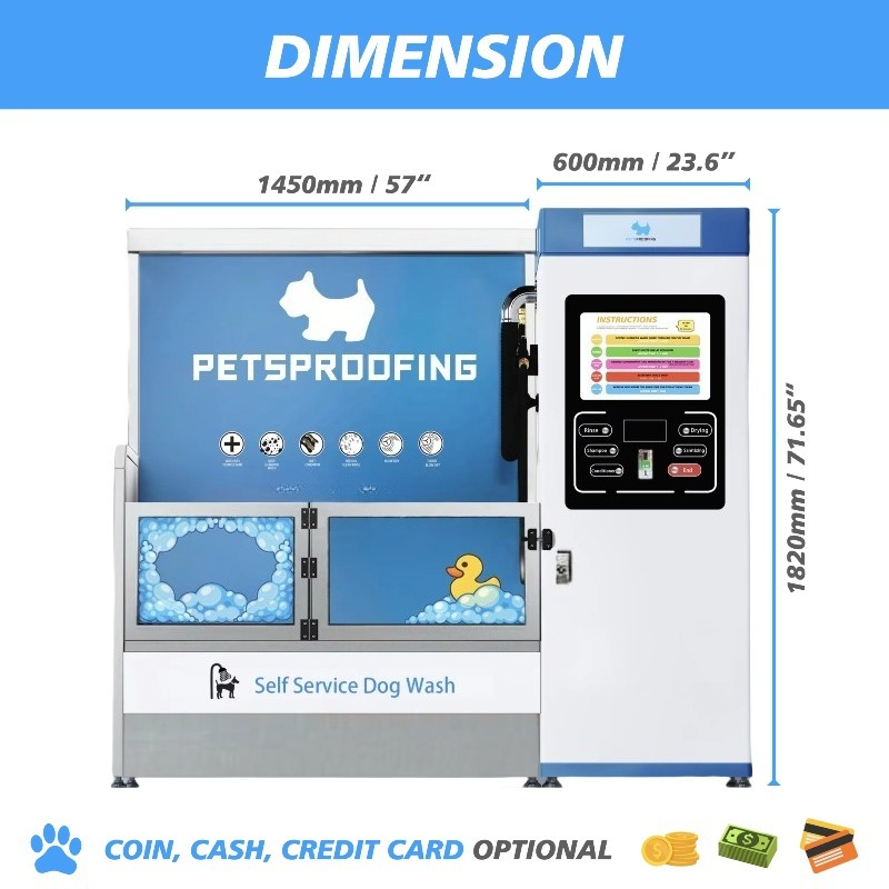 Novidade projetada novo auto s - Pet Supplies Wash Station avaliação e preço