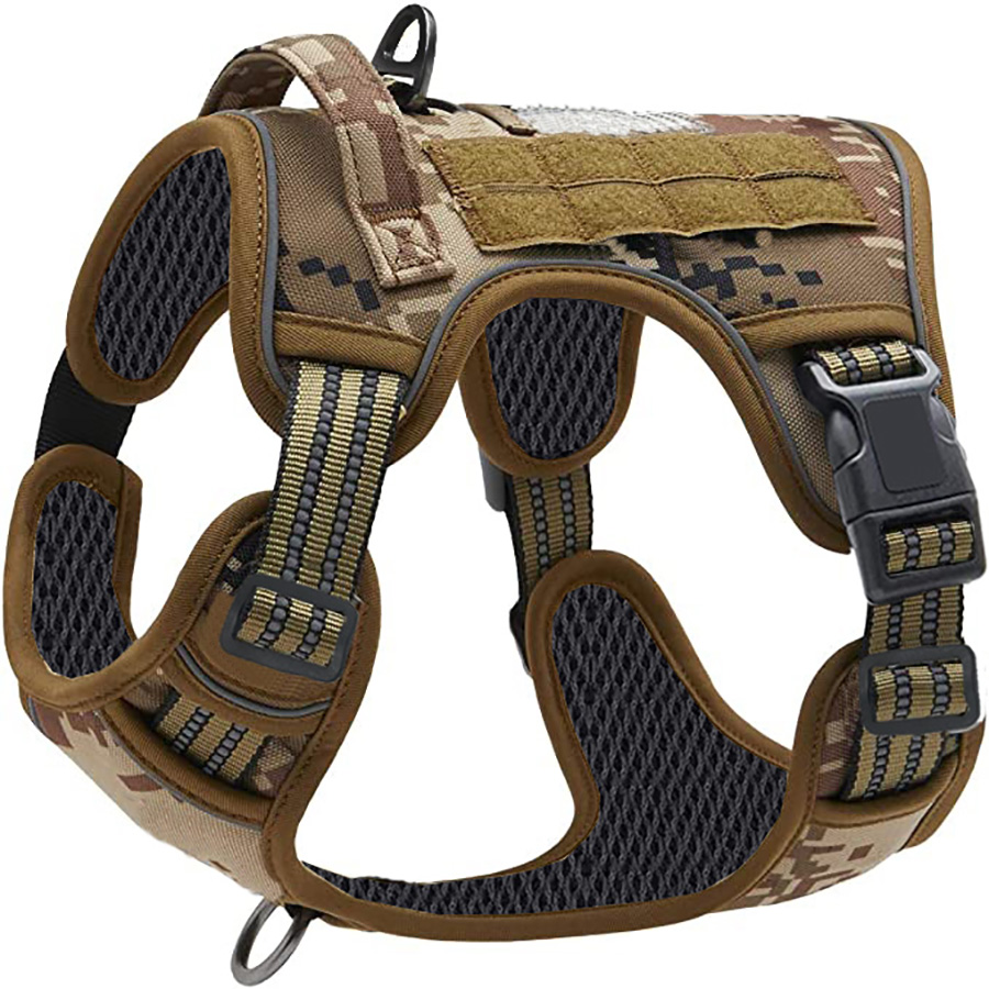 Arnês tático militar para cães - No Pull Dog Harness avaliação e preço